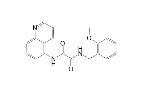 ethanediamide, N~1~-[(2-methoxyphenyl)methyl]-N~2~-(5-quinolinyl)-