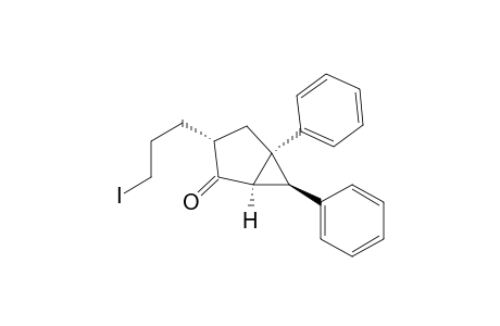 Bicyclo[3.1.0]hexan-2-one, 3-(3-iodopropyl)-5,6-diphenyl-, (1.alpha.,3.alpha.,5.alpha.,6.beta.)-