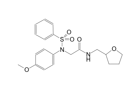 acetamide, 2-[(4-methoxyphenyl)(phenylsulfonyl)amino]-N-[(tetrahydro-2-furanyl)methyl]-