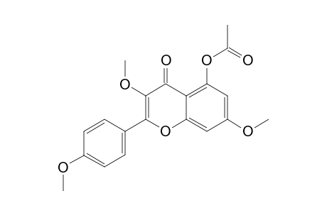 3,7,4'-TRIMETHOXY-5-ACETHOXYFLAVONE