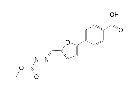 4-(5-{(E)-[(methoxycarbonyl)hydrazono]methyl}-2-furyl)benzoic acid