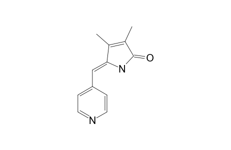 Z-3,4-DIMETHYL-5-(4-PYRIDYLMETHYLIDENE)-3-PYRROLIN-2-ONE