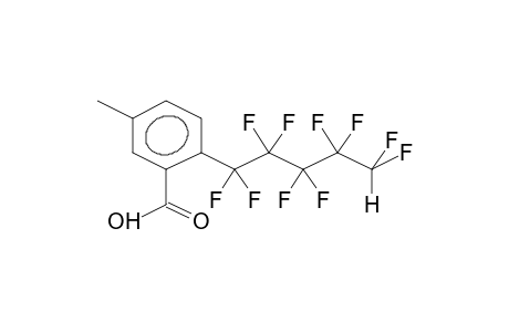 2-(5H-PERFLUOROPENTYL)-5-METHYLBENZOIC ACID