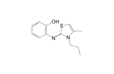 2-[(4-methyl-3-propyl-thiazol-2-ylidene)amino]phenol