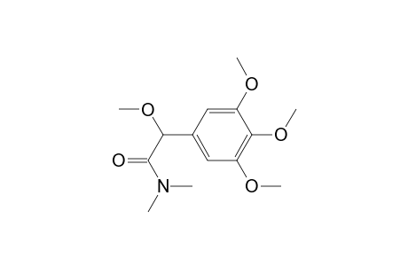 Benzeneacetamide, .alpha.,3,4,5-tetramethoxy-N,N-dimethyl-