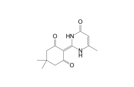 2-(4,4-Dimethyl-2,6-dioxocyclohexylidene)-6-methyl-1,3-dihydropyrimidin-4(1H)-one