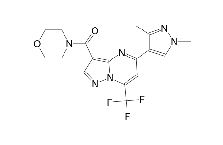 5-(1,3-dimethyl-1H-pyrazol-4-yl)-3-(4-morpholinylcarbonyl)-7-(trifluoromethyl)pyrazolo[1,5-a]pyrimidine