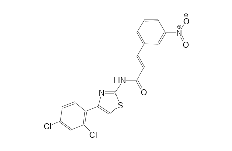 (2E)-N-[4-(2,4-dichlorophenyl)-1,3-thiazol-2-yl]-3-(3-nitrophenyl)-2-propenamide