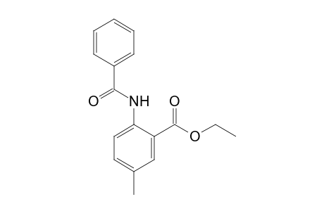 Ethyl 2-(benzoylamino)-5-methylbenzoate