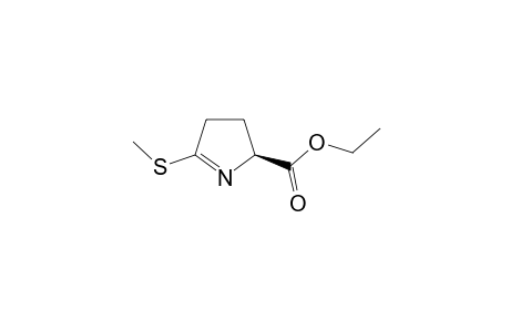 Ethyl (S)-3,4-dihydro-5-methylthio-2-pyrrole-2-carboxylate