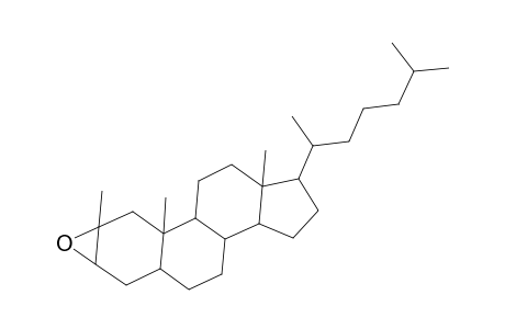 Cholestane, 2,3-epoxy-2-methyl-, (2.alpha.,3.alpha.,5.alpha.)-