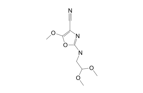 2-[(2,2-DIMETHOXYETHYL)-AMINO]-5-METHOXY-OXAZOL-CARBONITRIL