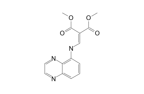5-(2,2-DI-METHOXYCARBONYL-ETHYLENAMINO)-QUINOXALINE