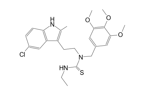 N-[2-(5-chloro-2-methyl-1H-indol-3-yl)ethyl]-N'-ethyl-N-(3,4,5-trimethoxybenzyl)thiourea