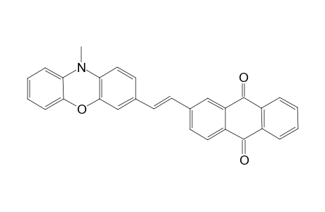(E)-3-[2'-(2"-[9"',10"'-Anthracenedionyl])ethenyl]-10-methyl-10H-phenothiazine