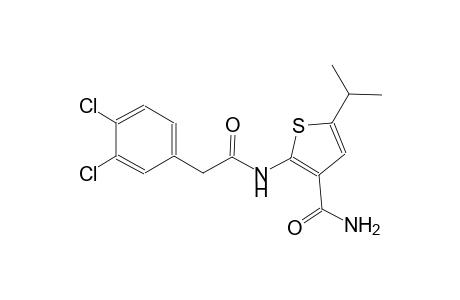 2-{[(3,4-dichlorophenyl)acetyl]amino}-5-isopropyl-3-thiophenecarboxamide