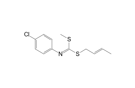 But-2-en-1-yl Methyl N-(4-chlorophenyl)dithiocarbonimidate