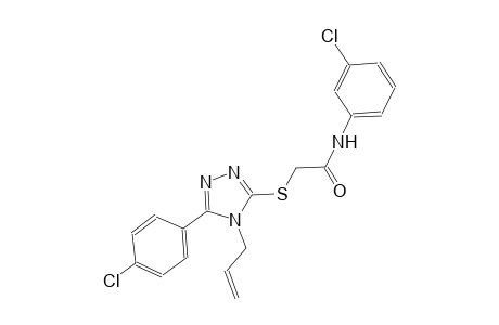 2-{[4-allyl-5-(4-chlorophenyl)-4H-1,2,4-triazol-3-yl]sulfanyl}-N-(3-chlorophenyl)acetamide