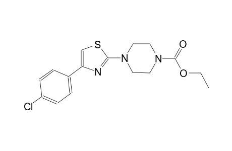 1-piperazinecarboxylic acid, 4-[4-(4-chlorophenyl)-2-thiazolyl]-,ethyl ester