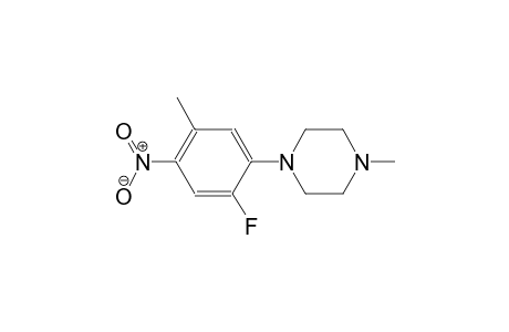 1-(2-Fluoro-5-methyl-4-nitrophenyl)-4-methylpiperazine