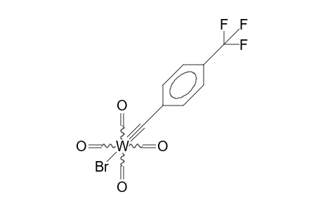 trans-Bromo-tetracarbonyl-([4-trifluormethyl-phenyl]-carbyne)-tungsten