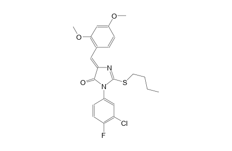 4H-imidazol-4-one, 2-(butylthio)-3-(3-chloro-4-fluorophenyl)-5-[(2,4-dimethoxyphenyl)methylene]-3,5-dihydro-, (5Z)-