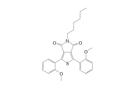 5-Hexyl-1,3-bis(2-methoxyphenyl)-4H-thieno[3,4-c]pyrrole-4,6(5H)-dione