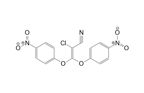 2-Chloro-3,3-bis(4-nitrophenoxy)acrylonitrile