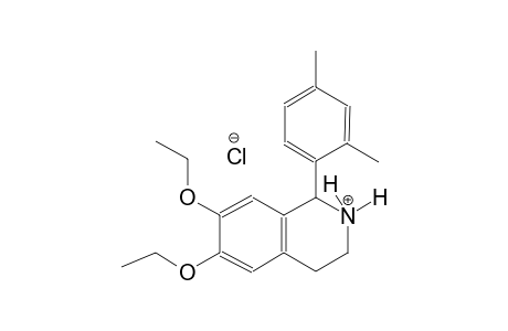 isoquinolinium, 1-(2,4-dimethylphenyl)-6,7-diethoxy-1,2,3,4-tetrahydro-, chloride