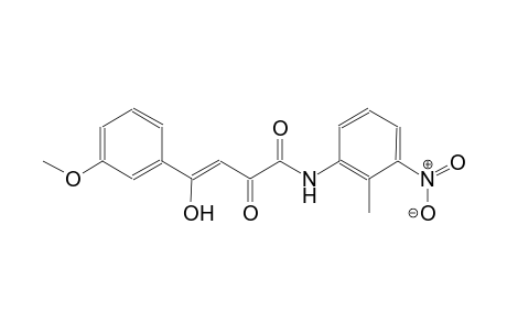 (3Z)-4-hydroxy-4-(3-methoxyphenyl)-N-(2-methyl-3-nitrophenyl)-2-oxo-3-butenamide