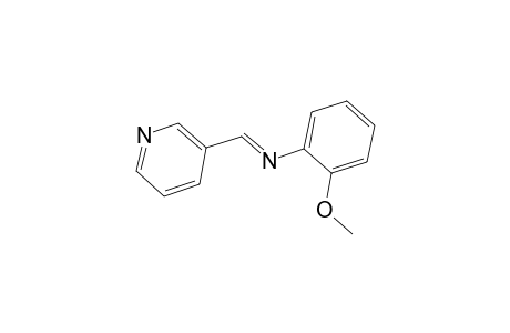 Benzenamine, 2-methoxy-N-(3-pyridinylmethylene)-