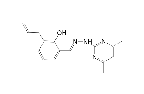3-allyl-2-hydroxybenzaldehyde (4,6-dimethyl-2-pyrimidinyl)hydrazone