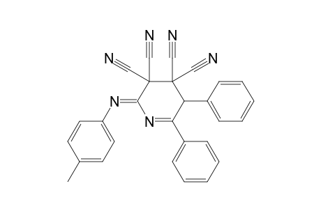 3,3,4,4-Tetracyano-5,6-diphenyl-2-(p-tolylimino)-2,3,4,5-tetrahydropyridine