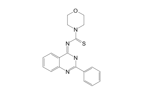 MORPHOLINE-1-CARBOTHIOIC-ACID-(2-PHENYL-3H-QUINAZOLIN-4-YLIDENE)-AMIDE