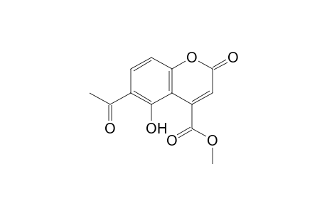 Methyl 6-acetyl-5-hydroxy-2-oxo-2H-chromene-4-carboxylate