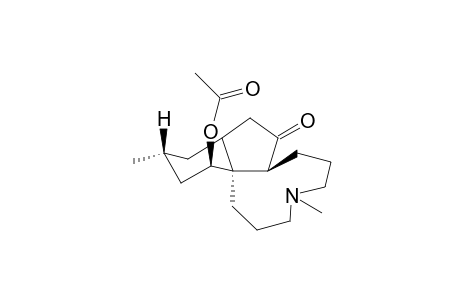 13-Acetoxy-5-dehydroxyimino-5-oxolycoposerramine-B