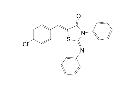 (2Z,5Z)-5-(4-Chlorobenzylidene)-3-phenyl-2-(phenylimino)thiazolidin-4-one