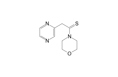 4-(pyrazinylthioacetyl)morpholine