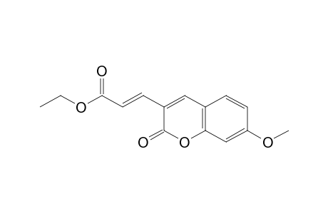 2-Propenoic acid, 3-(7-methoxy-2-oxo-2H-1-benzopyran-3-yl)-, ethyl ester