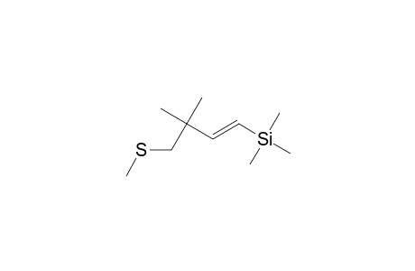 (E)-3,3-Dimethyl-4-methylthio-1-trimethylsilyl-1-butene