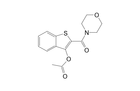 2-(Morpholin-4-ylcarbonyl)benzo[b]thiophen-3-yl Acetate
