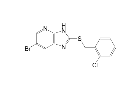 6-bromo-2-[(2-chlorobenzyl)sulfanyl]-3H-imidazo[4,5-b]pyridine