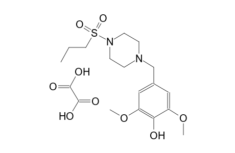 2,6-dimethoxy-4-((4-(propylsulfonyl)piperazin-1-yl)methyl)phenol oxalate