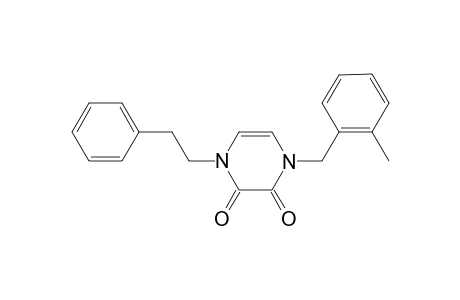 1-(2-Methylbenzyl)-4-phenethyl-pyrazine-2,3-quinone