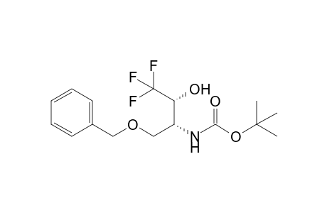 N-[(1R,2R)-1-(benzoxymethyl)-3,3,3-trifluoro-2-hydroxy-propyl]carbamic acid tert-butyl ester