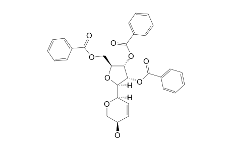 (3R)-3-HYDROXY-(6R)-6-(2,3,5-TRI-O-BENZOYL-BETA-D-RIBOFURANOSYL)-2,3-DIHYDRO-6H-PYRAN
