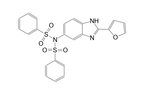 N-[2-(2-furyl)-1H-benzimidazol-5-yl]-N-(phenylsulfonyl)benzenesulfonamide