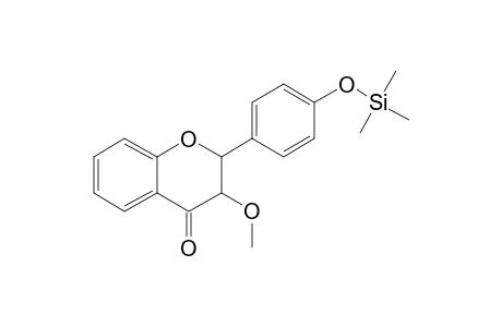 4'-Hydroxy-3'-methoxyflavanone, trimethylsilyl ether