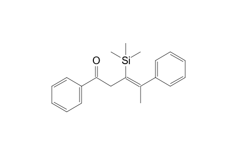 (Z)-1,4-Diphenyl-3-(trimethylsilyl)pent-3-en-1-one