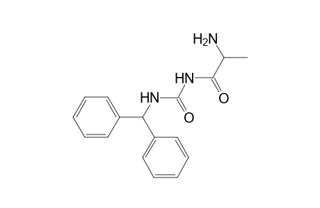 3-(2-aminopropanoyl)-1-(diphenylmethyl)urea
